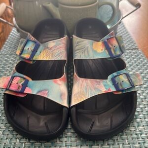Birkenstock Birki’s Haiti Lagoon Blue Sandals